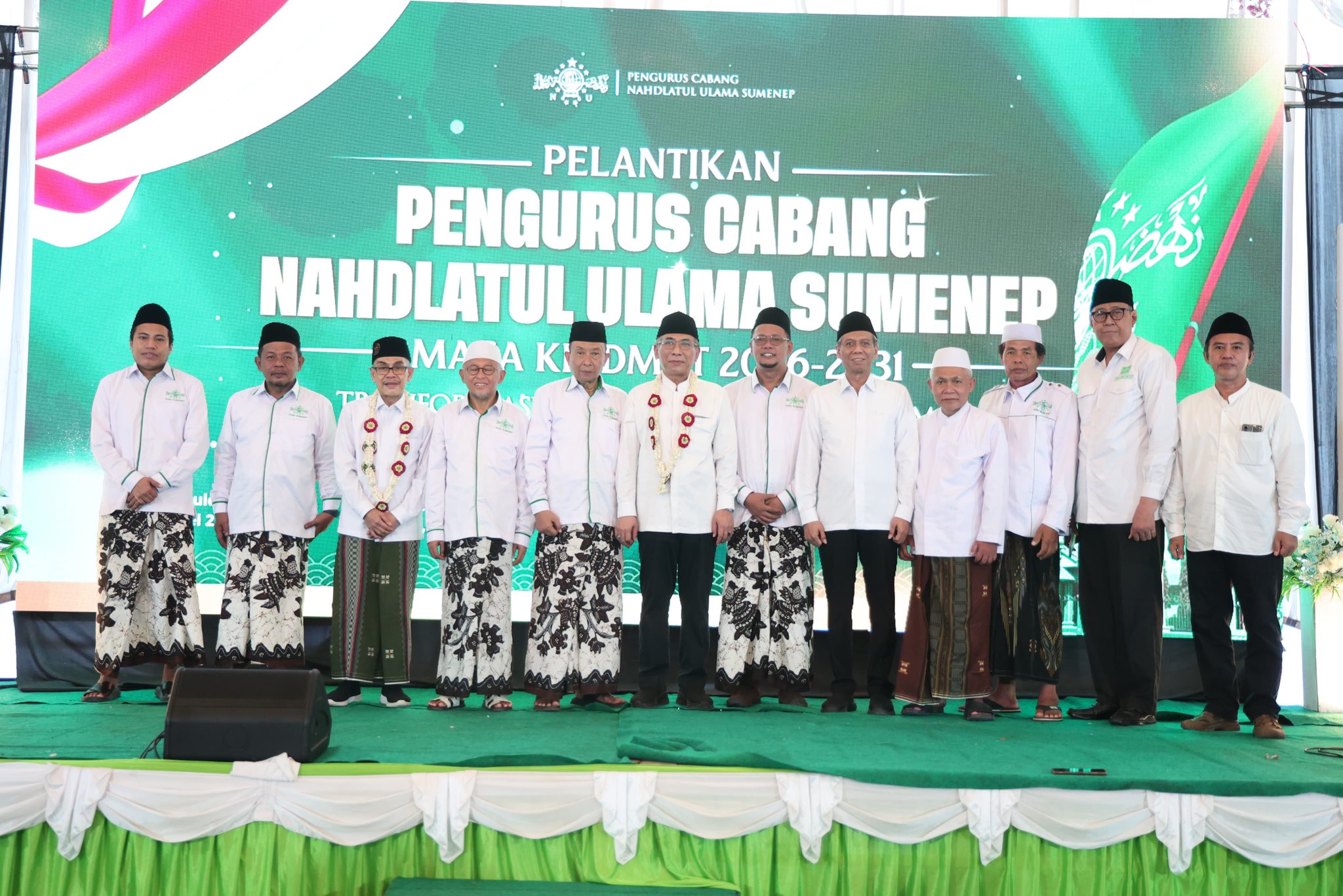 Gus Yahya Ingatkan Seruan Mbah Hasyim di Pelantikan PCNU Sumenep