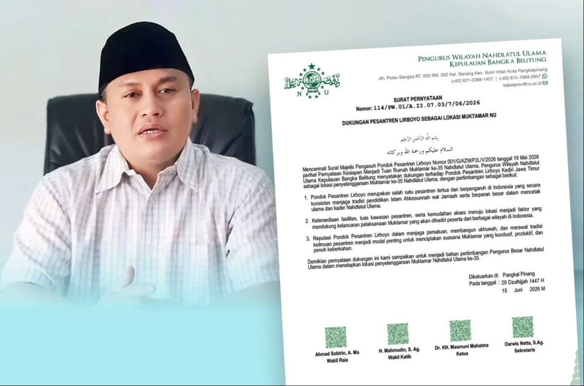 PWNU Bangka Belitung Sesalkan Aksi Klaim Oknum PWNU Tentang Lokasi Muktamar NU