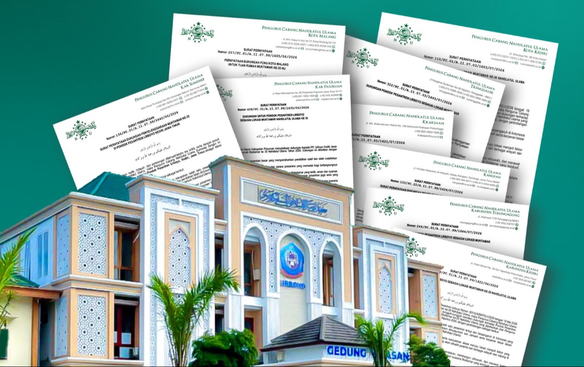 10 PCNU di Jawa Timur Layangkan Dukungan Muktamar ke-35 NU di Ponpes Lirboyo