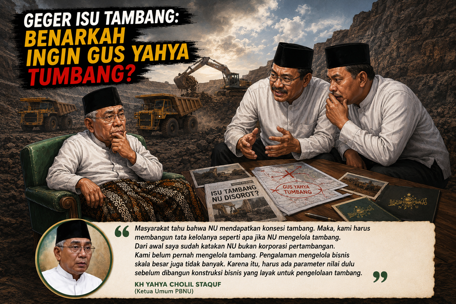 Geger Isu Tambang: Benarkah Ingin Gus Yahya Tumbang? (1)